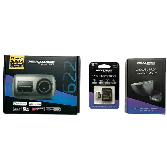 NEW NextBase Dash Cam 4K 622GW + 128GB + extra mount - Picture 1 of 14